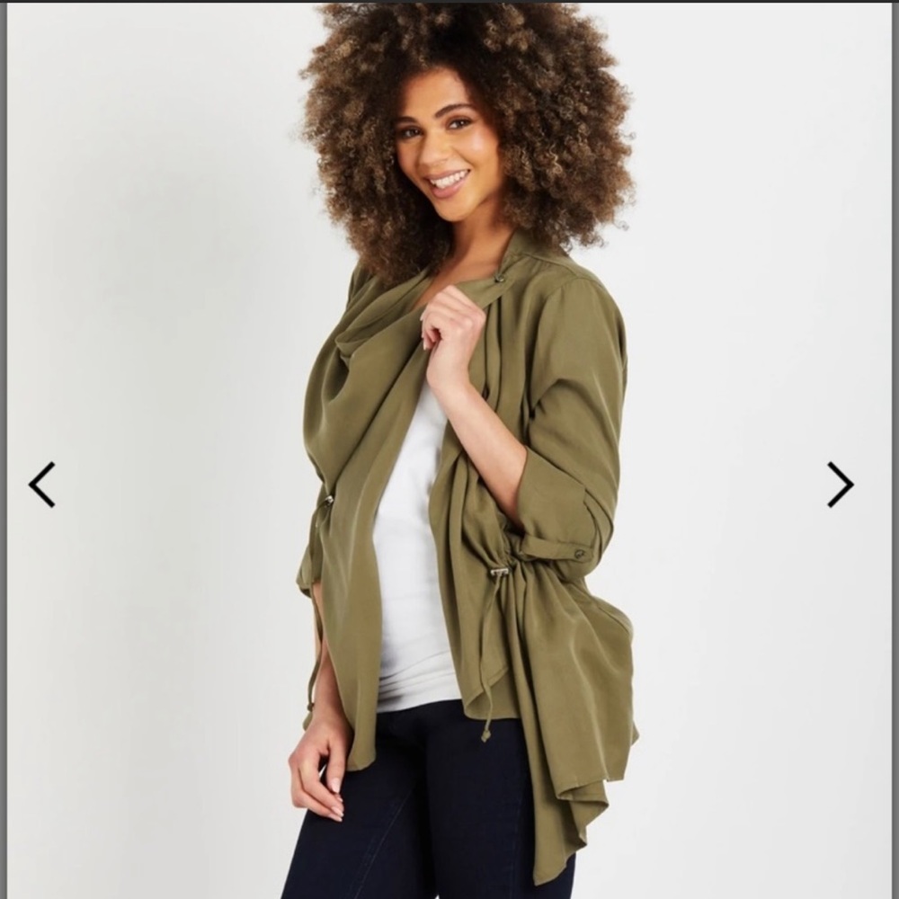 Motherhood Maternity Wrap Lightweight Nursing Jacket